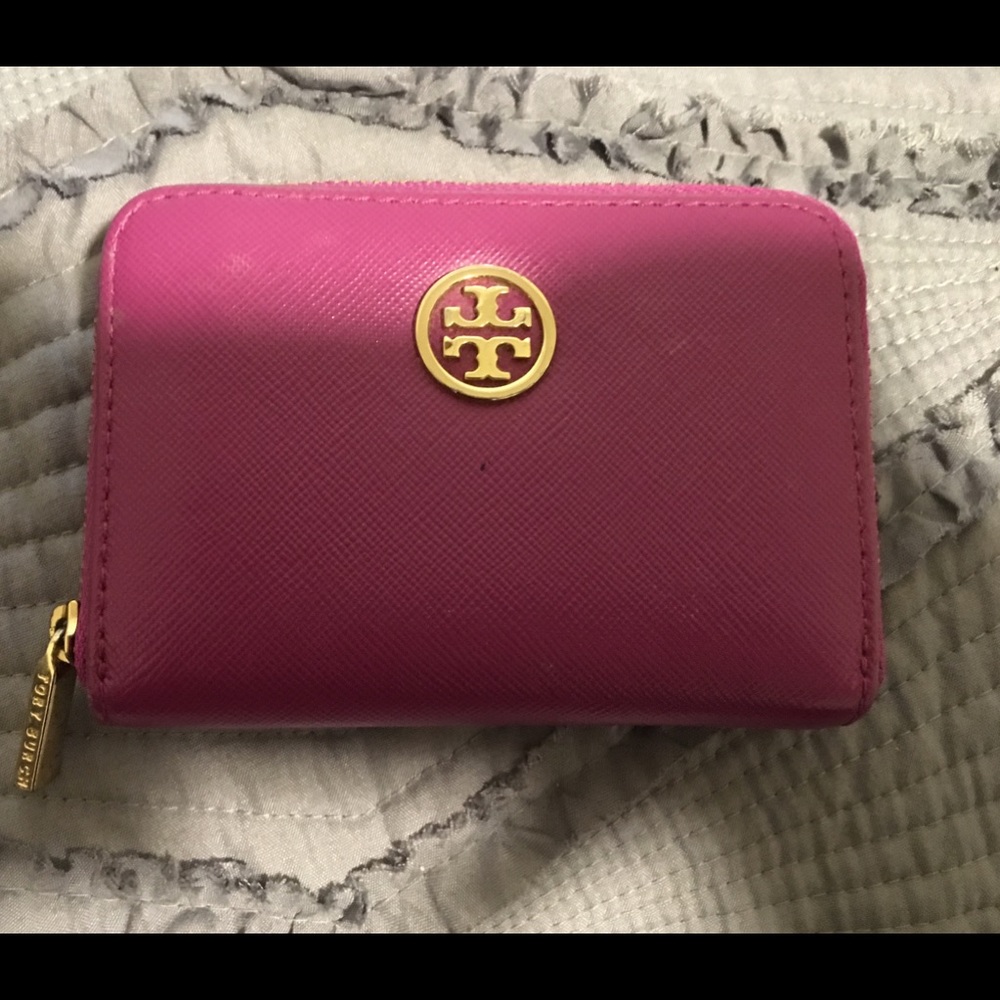 Tory Burch Purple Small Wallet